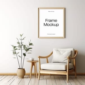 Simple & Clean Frame Mockup